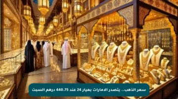 سعر الذهب.. يتصدر الإمارات بعيار 24 عند 440.75 درهم السبت